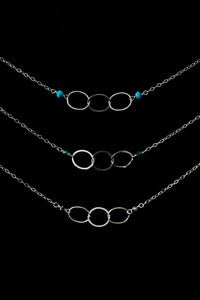 Silver Rings Necklace