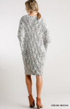 Load image into Gallery viewer, Eyelash Sweater Dress