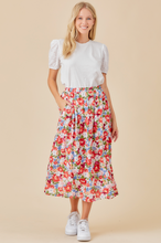 Load image into Gallery viewer, Betsy Floral Midi Skirt